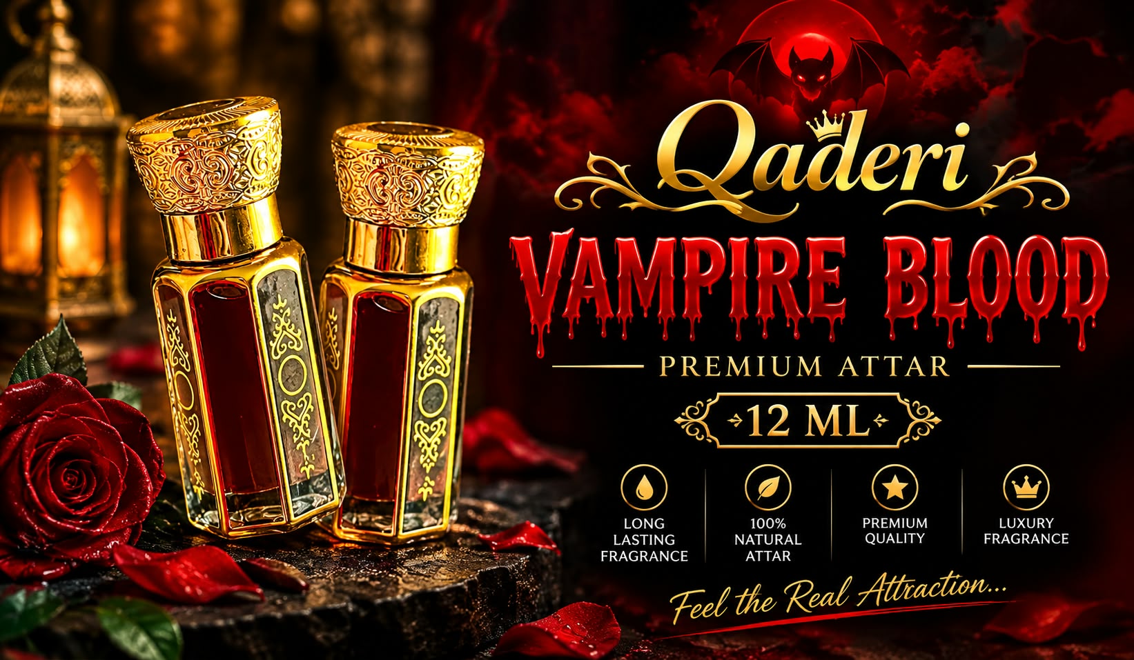 Qaderi Vampire Blood Premium Attar