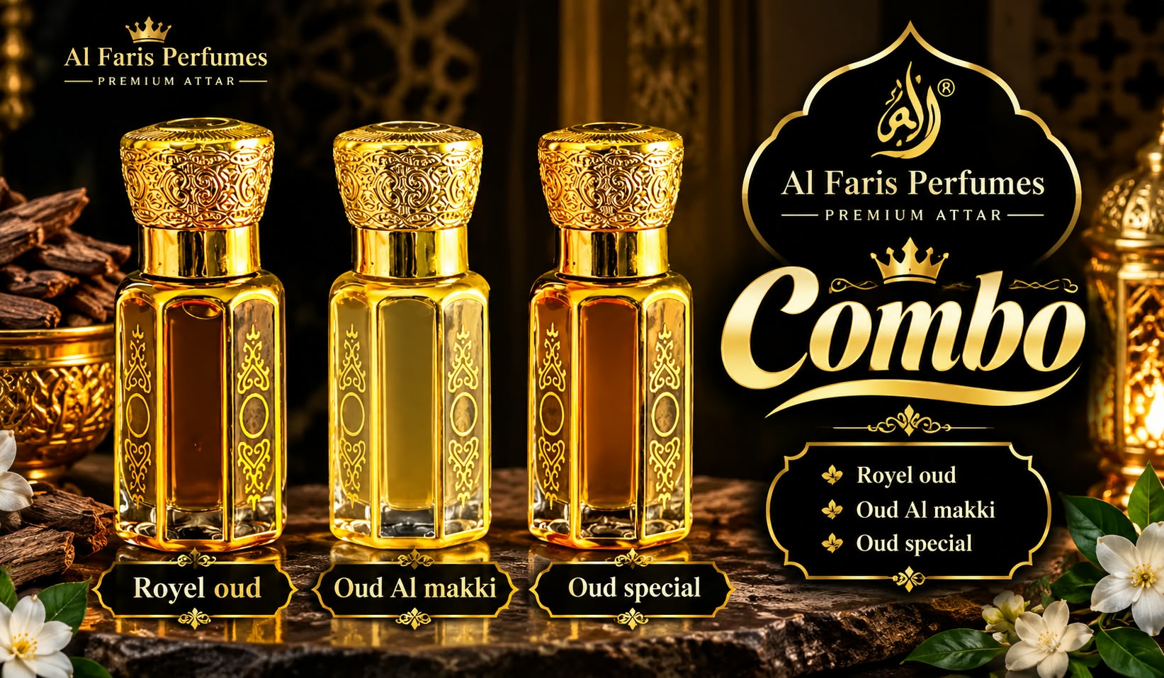 Al Faris Premium Attar Combo